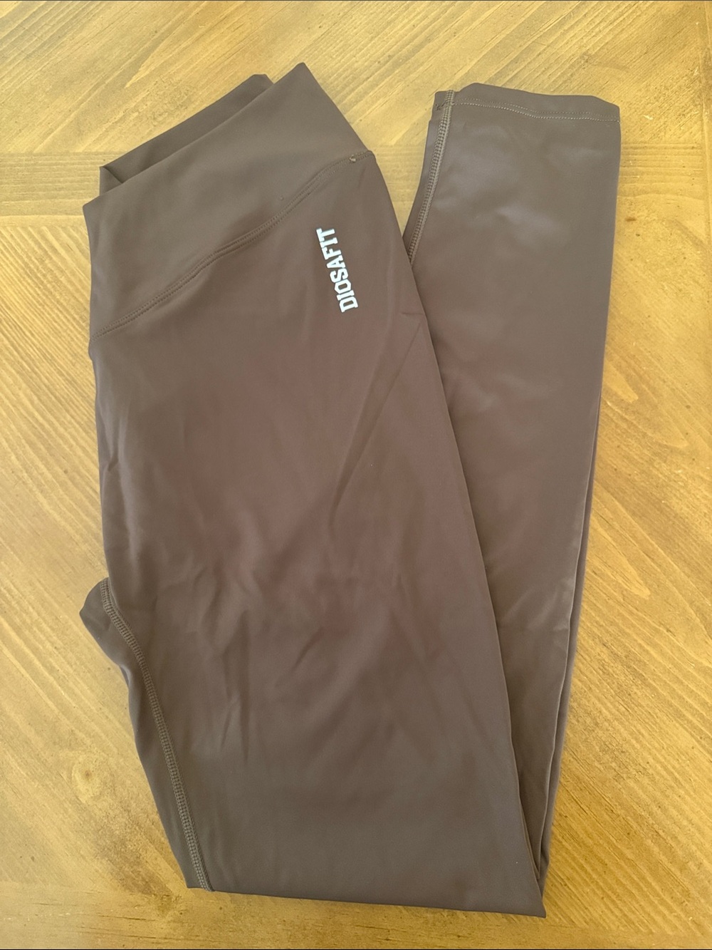 DIOSAPTT High-Waist Brown Leggings